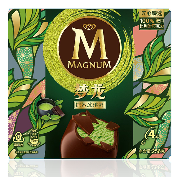 夢龍抹茶口味冰淇淋256g