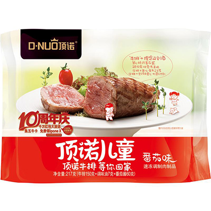 頂諾兒童牛排(番茄味)217g