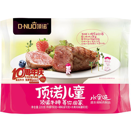 頂諾兒童牛排(水果味)227g