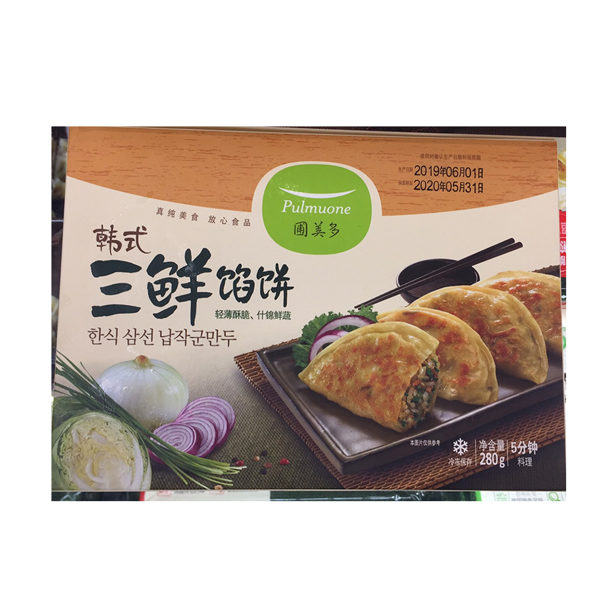 圃美多韓式三鮮餡餅280g