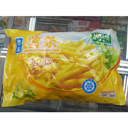綠潤薯條350g