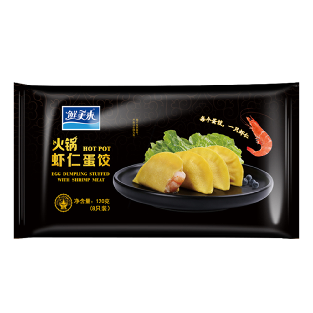 桂宏遠火鍋蝦仁蛋餃120g