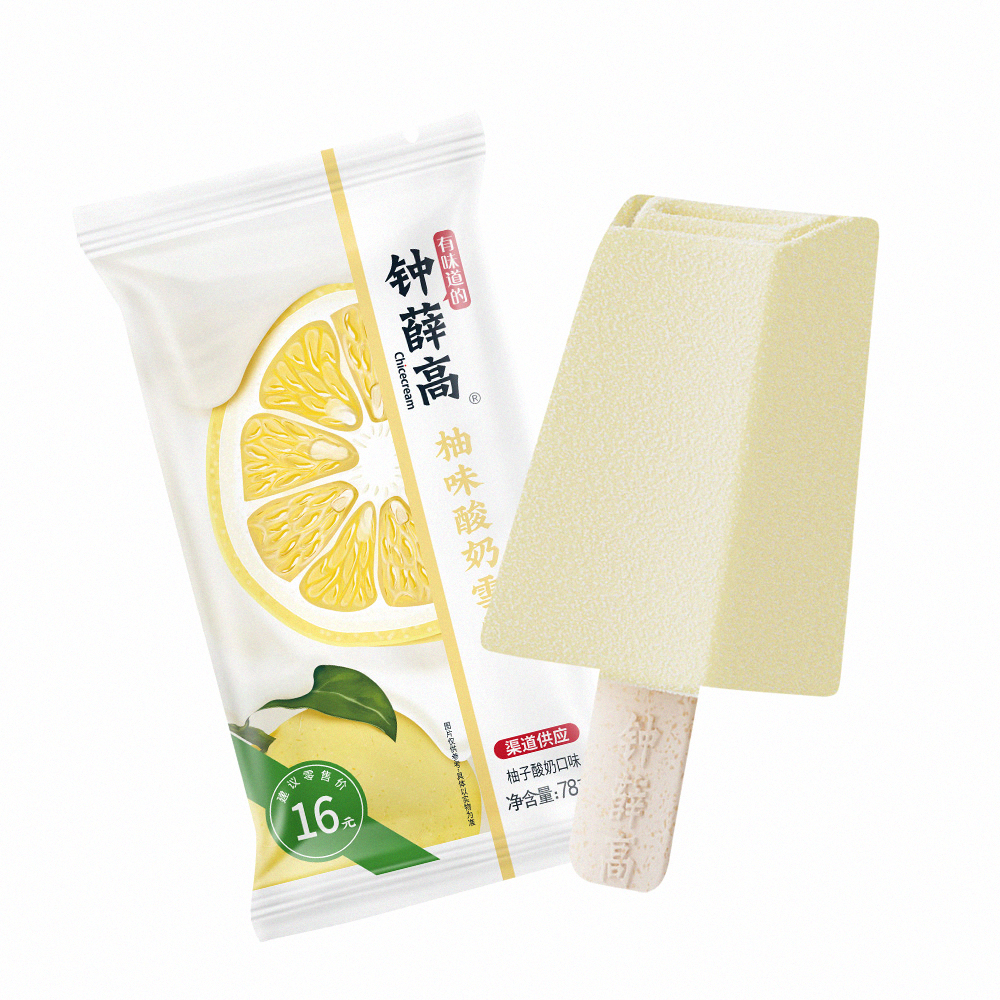 鐘薛高柚味酸奶(柚子酸奶口味)雪糕78g