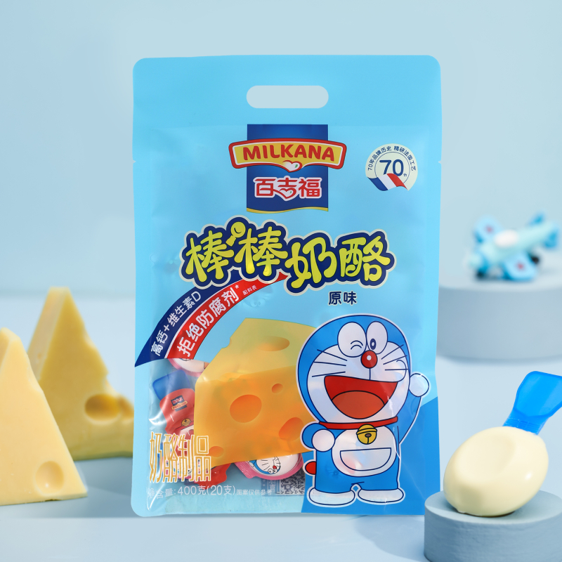 百吉福棒棒奶酪原味大袋裝400g